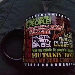 Classic Movie Mug, one liners you know and love coffee mug 12 ounces
